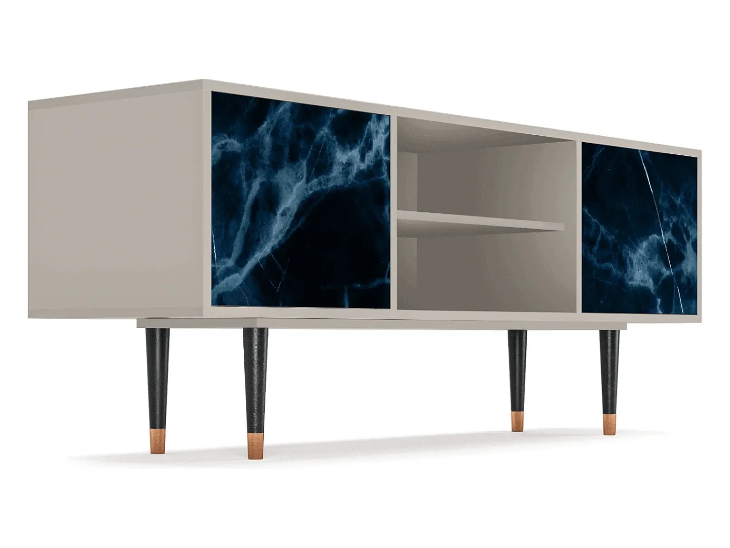 Mueble de TV - 170х69х48 cm - T2 - Deep Ocean, Areia^ Móvel De Tv