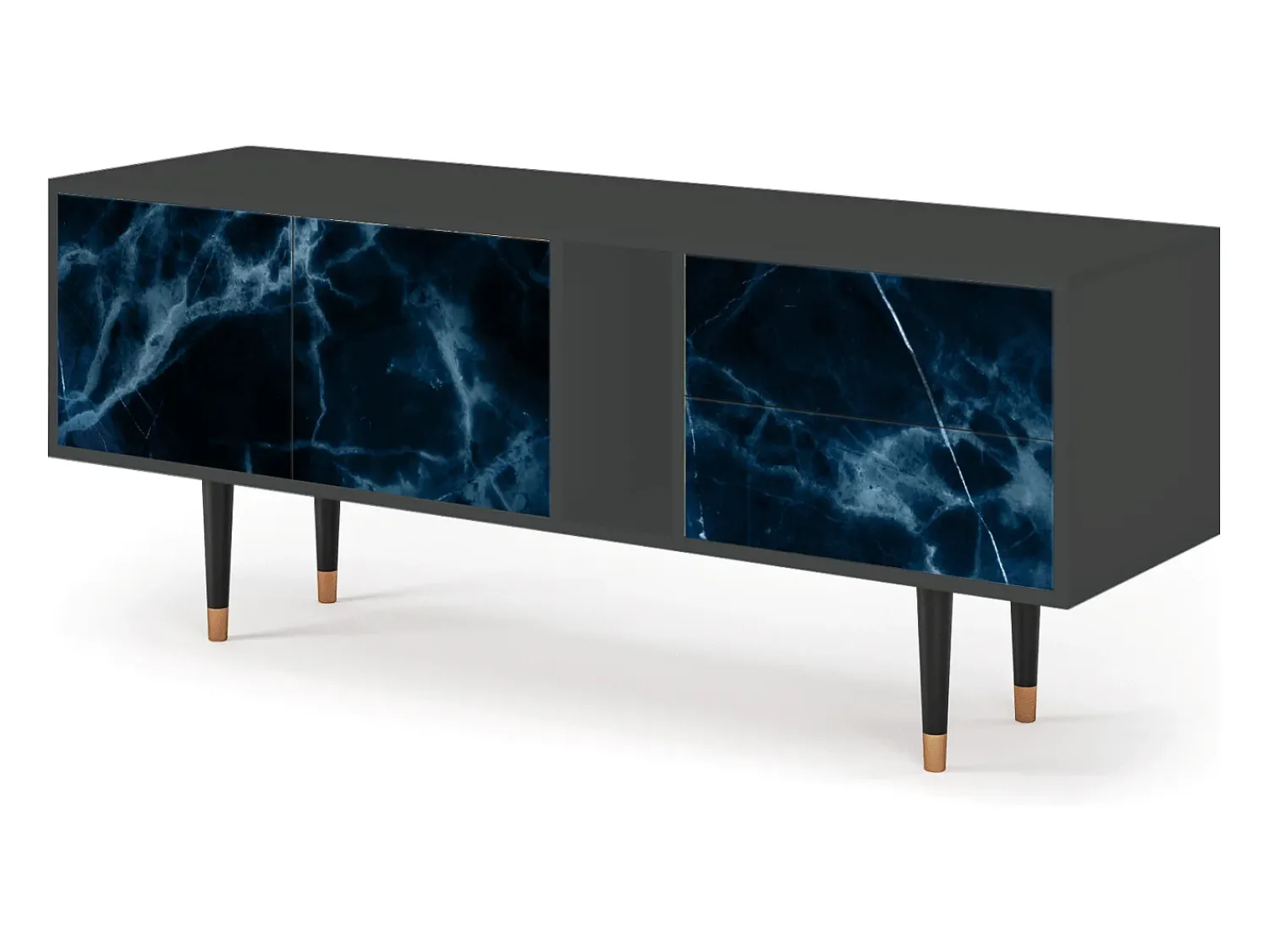 Mueble de TV - 170х69х48 cm - T1 - Deep Ocean, Antracite^ Móvel De Tv