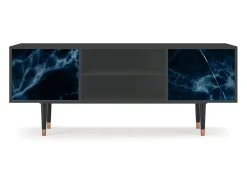Móvel De Tv| Mueble de TV - 170х69х48 cm - T2 - Deep Ocean, Antracite Cinza antracite