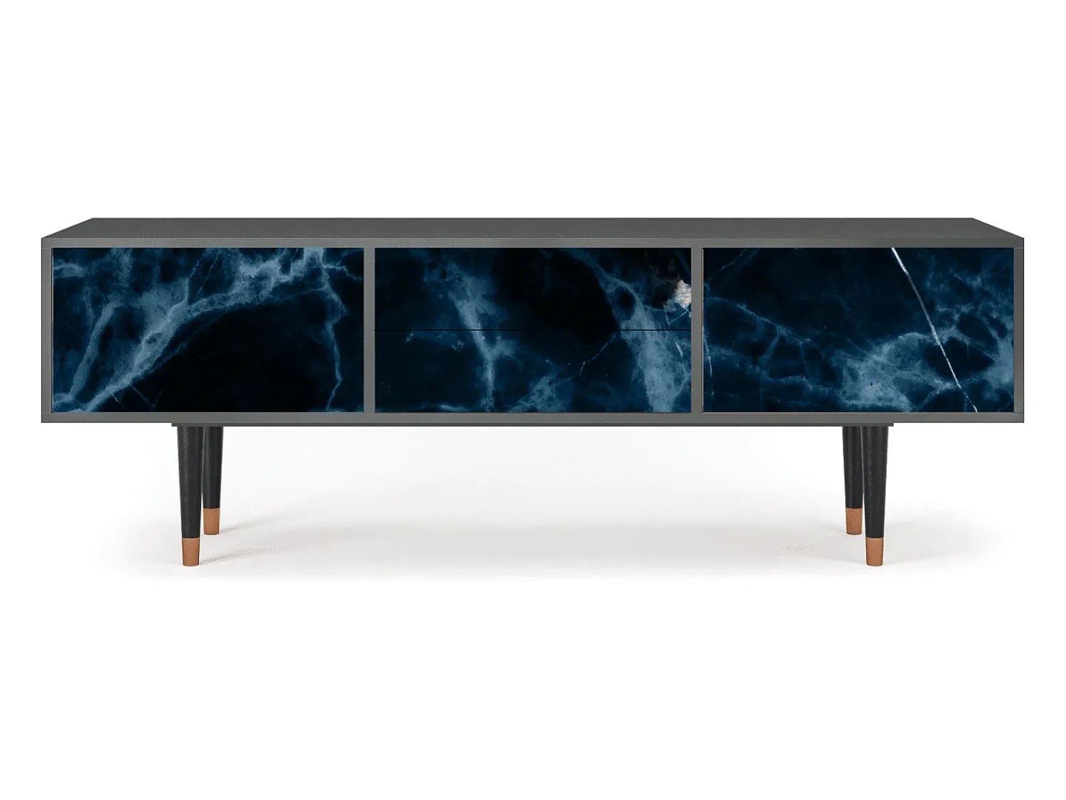 Mueble de TV - 170х59х48 cm - T4 - Deep Ocean, Antracite^ Móvel De Tv