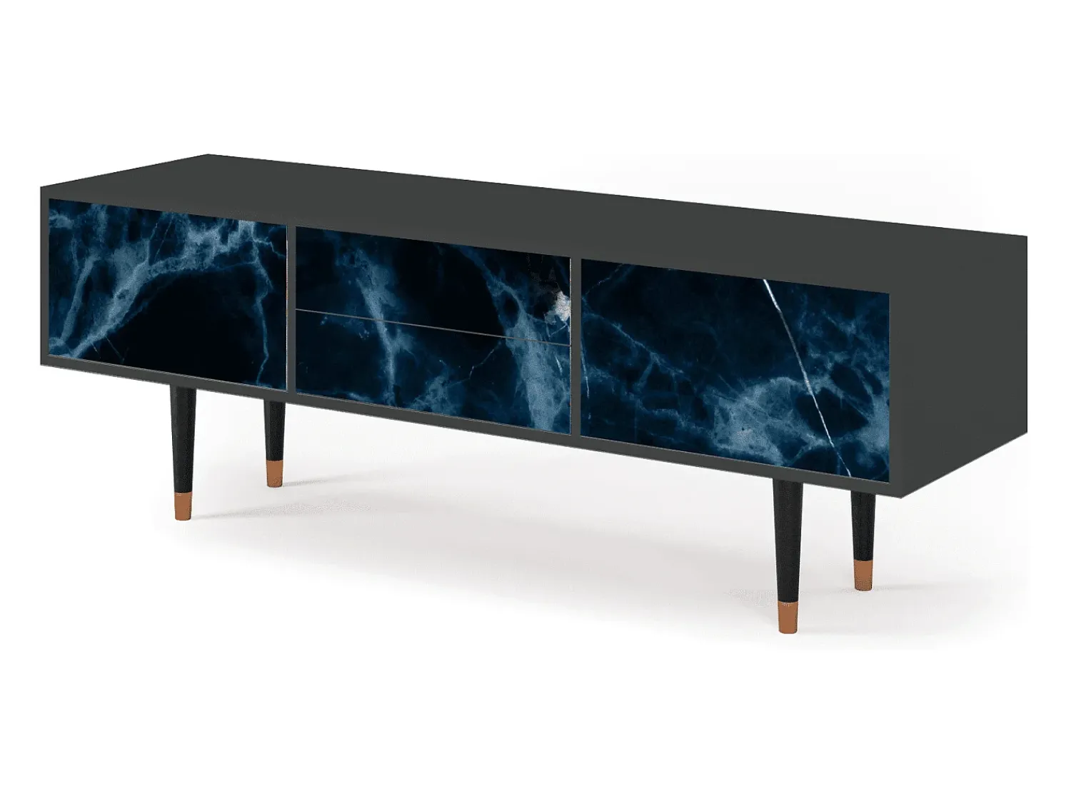Mueble de TV - 170х59х48 cm - T4 - Deep Ocean, Antracite^ Móvel De Tv