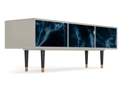 Móvel De Tv| Mueble de TV - 170х59х48 cm - T4 - Deep Ocean, Areia Bege