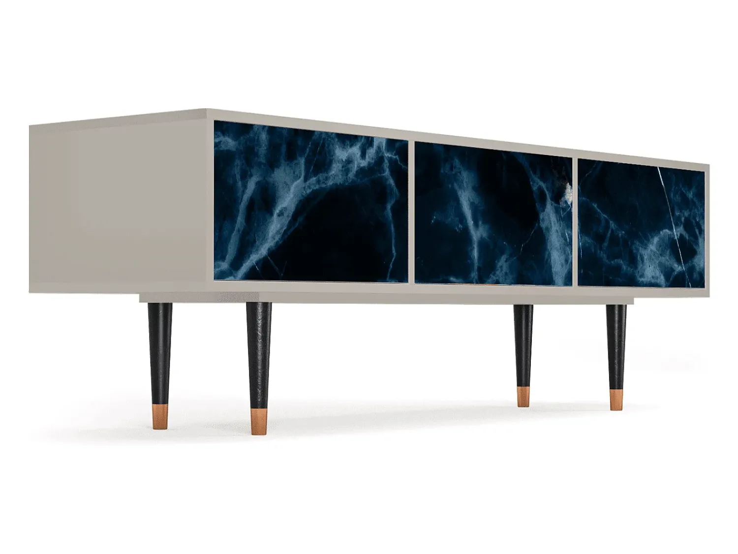 Móvel De Tv| Mueble de TV - 170х59х48 cm - T4 - Deep Ocean, Areia Bege