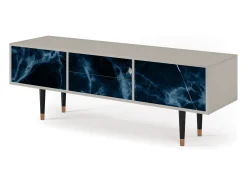 Móvel De Tv| Mueble de TV - 170х59х48 cm - T4 - Deep Ocean, Areia Bege