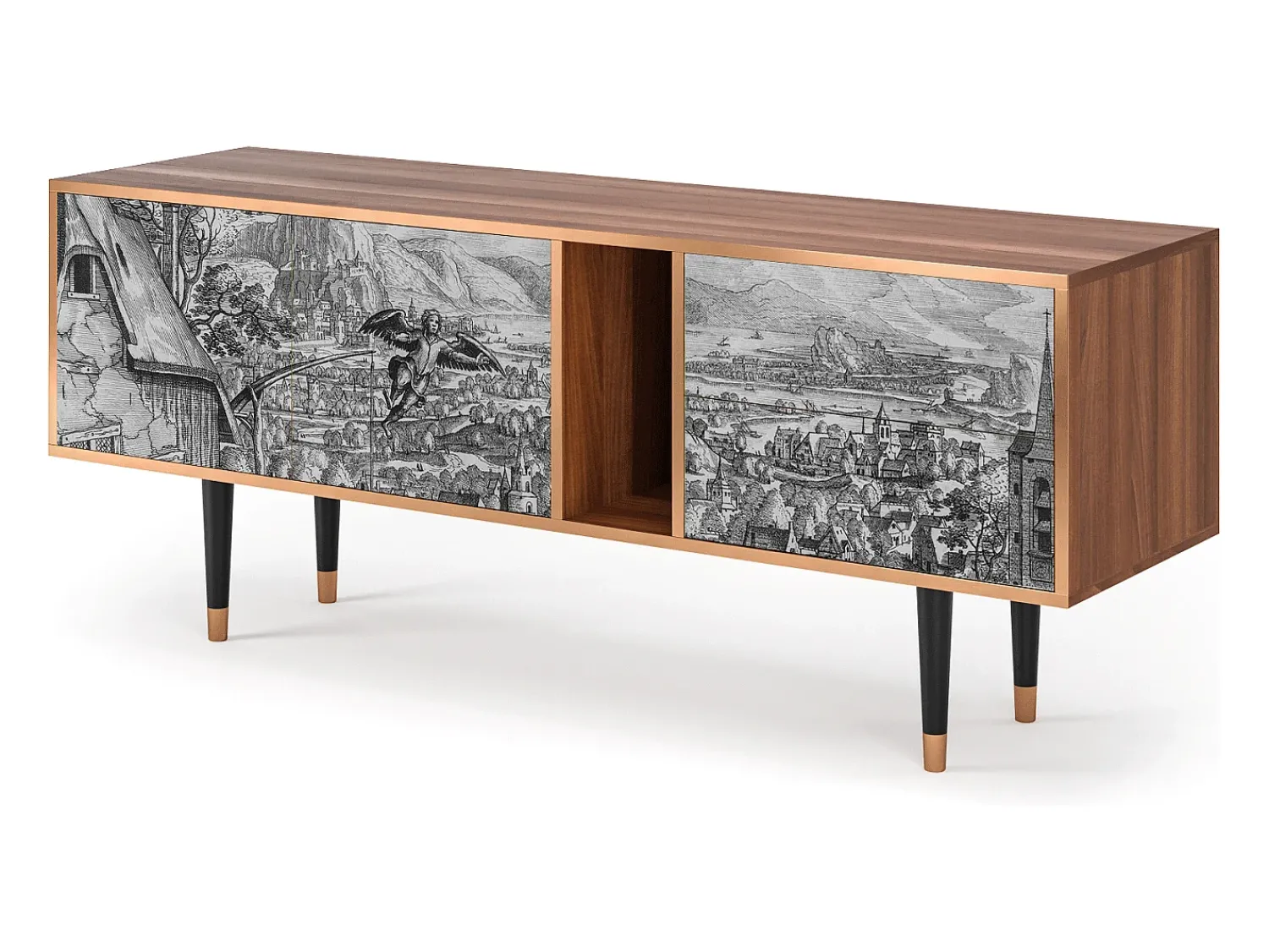 Mueble de TV - 170х69х48 cm - T1 - Departure, Nogueira^ Móvel De Tv