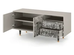 Móvel De Tv* Mueble de TV - 125х56х41 cm - T7 - Departure, Areia Bege