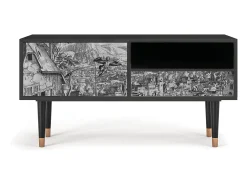 New Mueble de TV - 115х59х48 cm - T3 - Departure, Antracite Cinza antracite