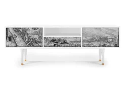 Hot Mueble de TV - 170х59х41 cm - T6 - Departure, Branco Bege