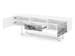 Hot Mueble de TV - 170х59х41 cm - T6 - Departure, Branco Bege