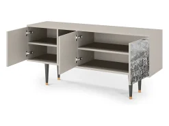 Móvel De Tv| Mueble de TV - 150х69х41 cm - T5 - Departure, Areia Bege
