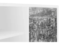 Clearance Mueble de TV - 170х69х48 cm - T2 - Departure, Branco Bege