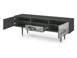 Hot Mueble de TV - 170х59х41 cm - T6 - Departure, Antracite Cinza antracite
