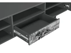 Hot Mueble de TV - 170х59х41 cm - T6 - Departure, Antracite Cinza antracite