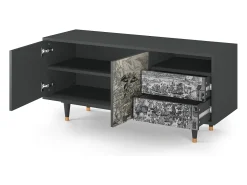 Mueble de TV - 125х56х41 cm - T7 - Departure, Antracite^ Móvel De Tv