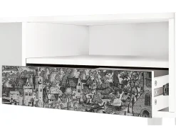 Clearance Mueble de TV - 115х59х48 cm - T3 - Departure, Branco Bege