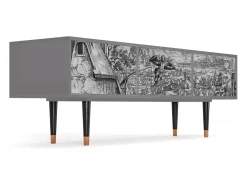 Mueble de TV - 170х59х48 cm - T4 - Departure, Cinza^ Móvel De Tv