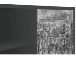 Móvel De Tv| Mueble de TV - 170х69х48 cm - T2 - Departure, Antracite Cinza antracite