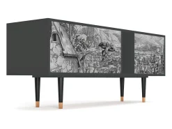 Sale Mueble de TV - 170х69х48 cm - T1 - Departure, Antracite Cinza antracite