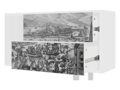 Mueble de TV - 170х69х48 cm - T1 - Departure, Branco^ Móvel De Tv