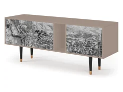 Mueble de TV - 170х69х48 cm - T1 - Departure, Latte Bege