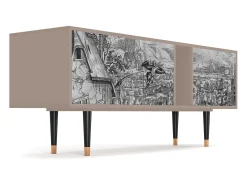 Mueble de TV - 170х69х48 cm - T1 - Departure, Latte Bege