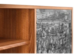 Móvel De Tv| Mueble de TV - 170х69х48 cm - T2 - Departure, Nogueira Castanho