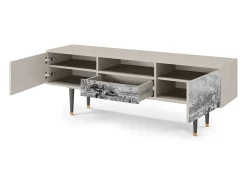 Móvel De Tv* Mueble de TV - 170х59х41 cm - T6 - Departure, Areia Bege