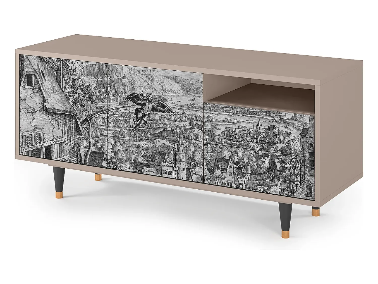Mueble de TV - 125х56х41 cm - T7 - Departure, Latte^ Móvel De Tv