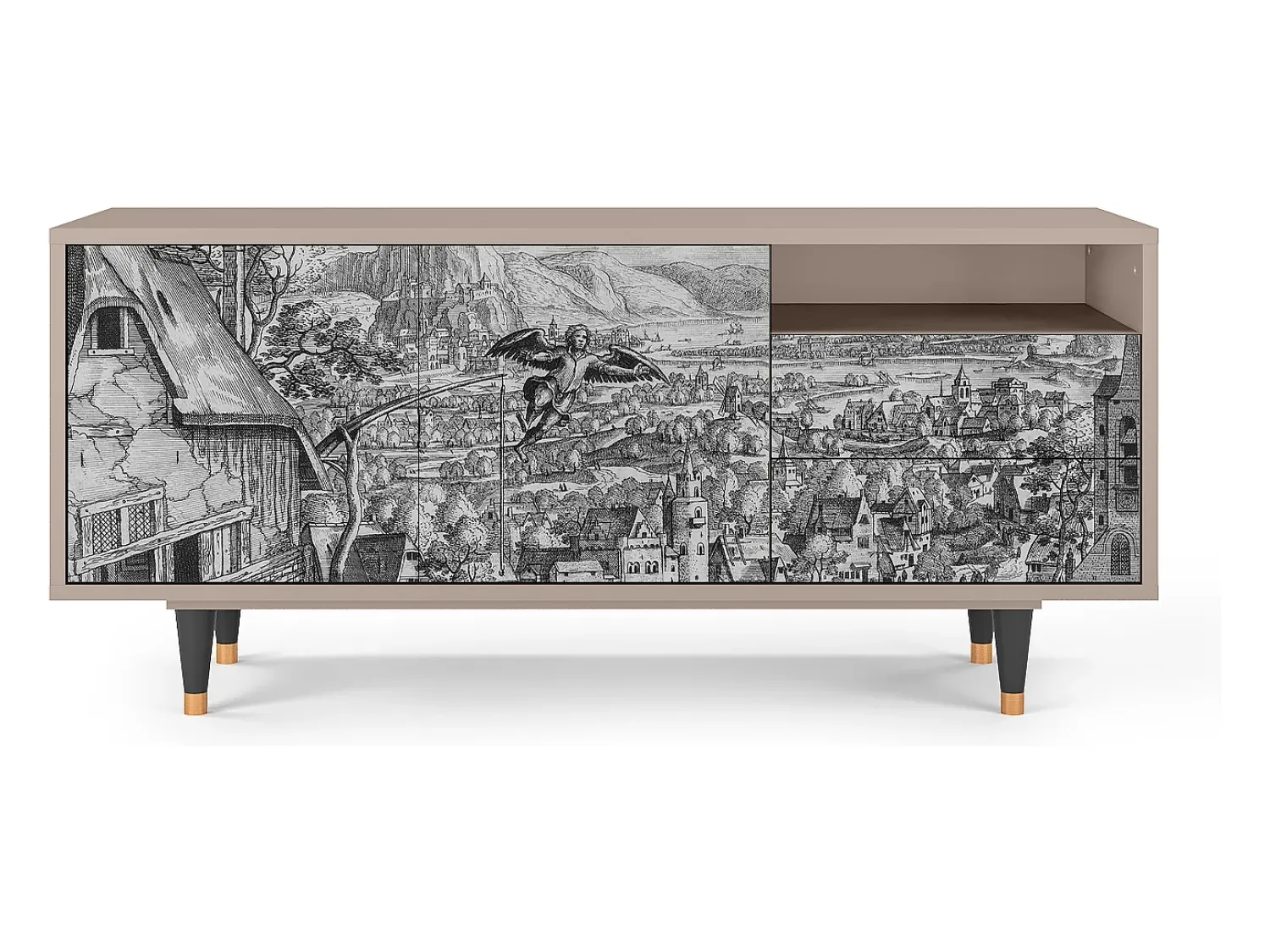 Mueble de TV - 125х56х41 cm - T7 - Departure, Latte^ Móvel De Tv