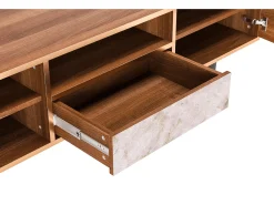 Outlet Mueble de TV - 170х59х41 cm - T6 - Dirty Roses, Nogueira Castanho