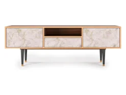 Outlet Mueble de TV - 170х59х41 cm - T6 - Dirty Roses, Nogueira Castanho