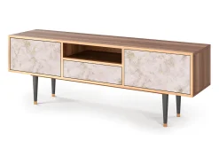 Outlet Mueble de TV - 170х59х41 cm - T6 - Dirty Roses, Nogueira Castanho
