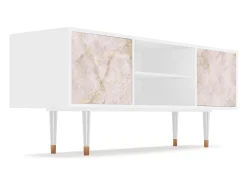 Clearance Mueble de TV - 170х69х48 cm - T2 - Dirty Roses, Branco Bege