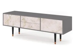 Sale Mueble de TV - 170х59х48 cm - T4 - Dirty Roses, Cinza Cinzento