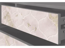 Sale Mueble de TV - 170х59х48 cm - T4 - Dirty Roses, Cinza Cinzento
