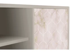 Mueble de TV - 170х69х48 cm - T2 - Dirty Roses, Areia Bege