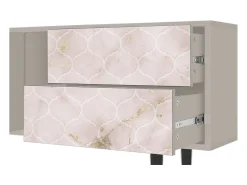 Mueble de TV - 170х69х48 cm - T1 - Dirty Roses, Areia^ Móvel De Tv