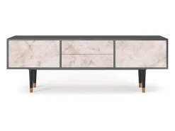 Móvel De Tv* Mueble de TV - 170х59х48 cm - T4 - Dirty Roses, Antracite Cinza antracite