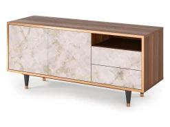 Mueble de TV - 125х56х41 cm - T7 - Dirty Roses, Nogueira^ Móvel De Tv