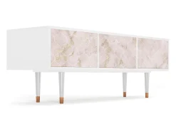 Móvel De Tv| Mueble de TV - 170х59х48 cm - T4 - Dirty Roses, Branco Bege