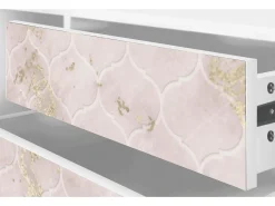 Móvel De Tv| Mueble de TV - 170х59х48 cm - T4 - Dirty Roses, Branco Bege