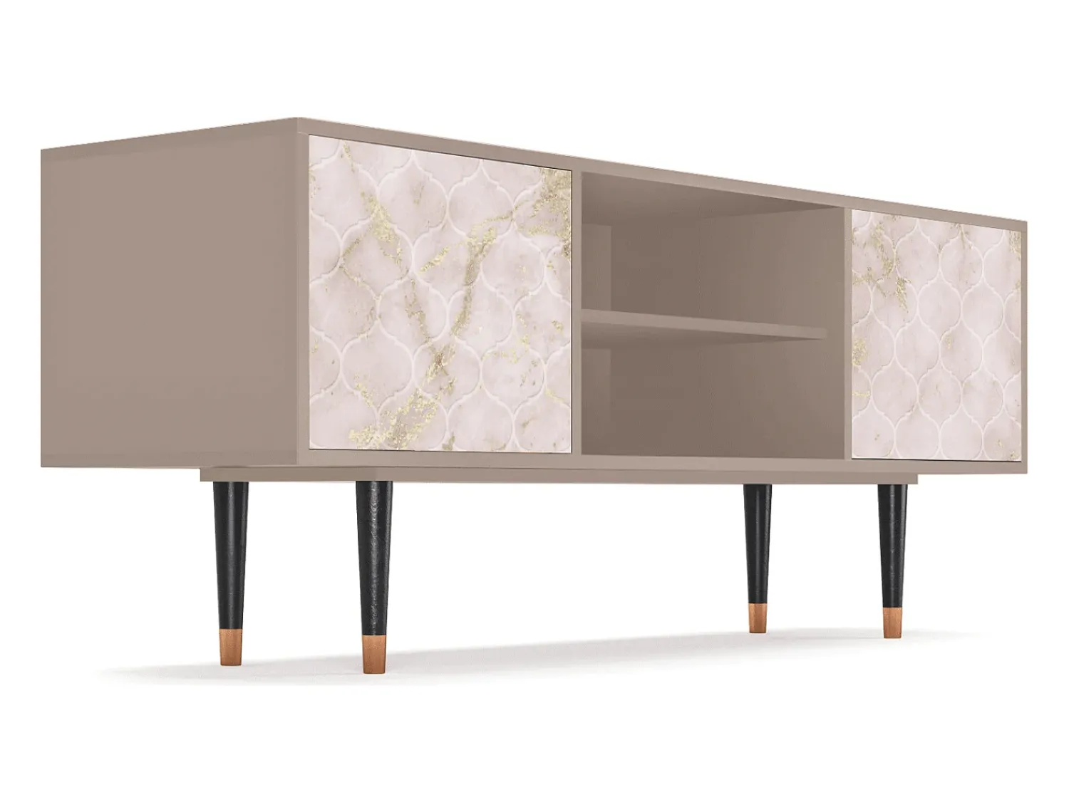 Sale Mueble de TV - 170х69х48 cm - T2 - Dirty Roses, Latte Bege