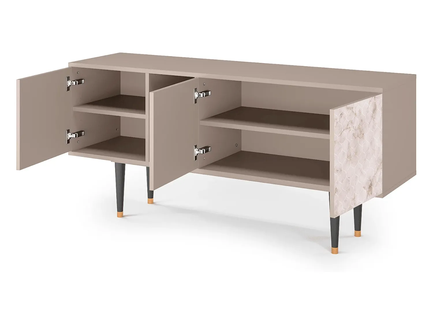 Mueble de TV - 150х69х41 cm - T5 - Dirty Roses, Latte^ Móvel De Tv