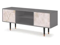 Mueble de TV - 170х69х48 cm - T2 - Dirty Roses, Cinza^ Móvel De Tv
