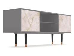 Mueble de TV - 170х69х48 cm - T2 - Dirty Roses, Cinza^ Móvel De Tv