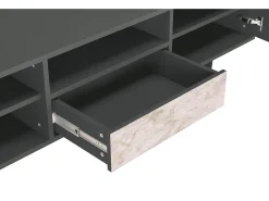 Online Mueble de TV - 170х59х41 cm - T6 - Dirty Roses, Antracite Cinza antracite