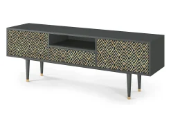 Mueble de TV - 170х59х41 cm - T6 - Egypt Triangles, Antracite^ Móvel De Tv