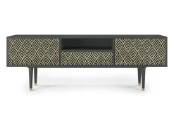 Mueble de TV - 170х59х41 cm - T6 - Egypt Triangles, Antracite^ Móvel De Tv