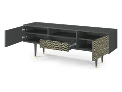 Mueble de TV - 170х59х41 cm - T6 - Egypt Triangles, Antracite^ Móvel De Tv