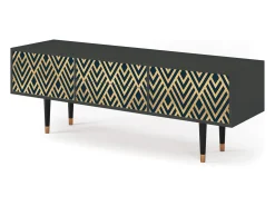 Mueble de TV - 170х59х48 cm - T4 - Egypt Triangles, Antracite^ Móvel De Tv